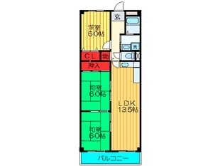 ハイツ昴２番館の物件間取画像